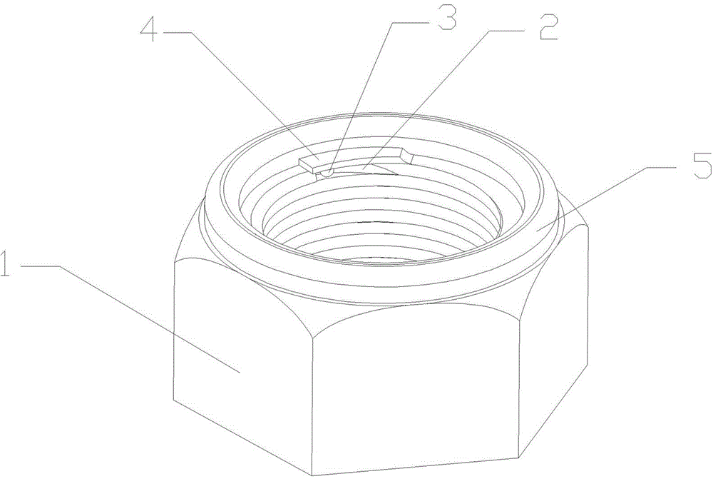 Antitheft nut with anti-loose baffle plate