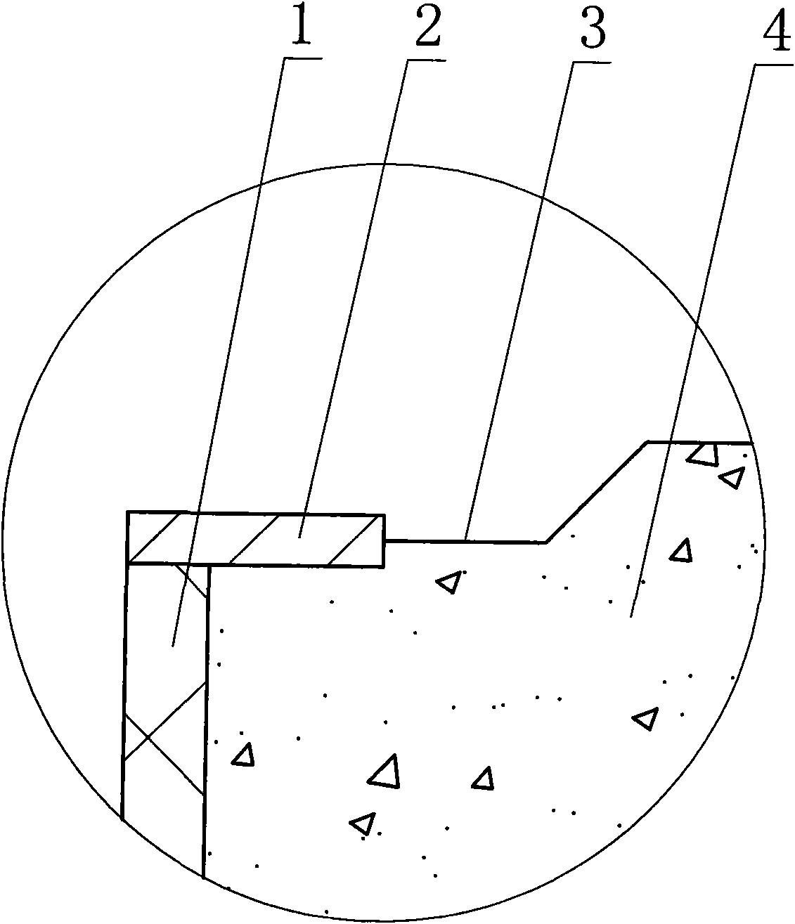 Plastic liner protruding-type socket steel ring concrete top tube