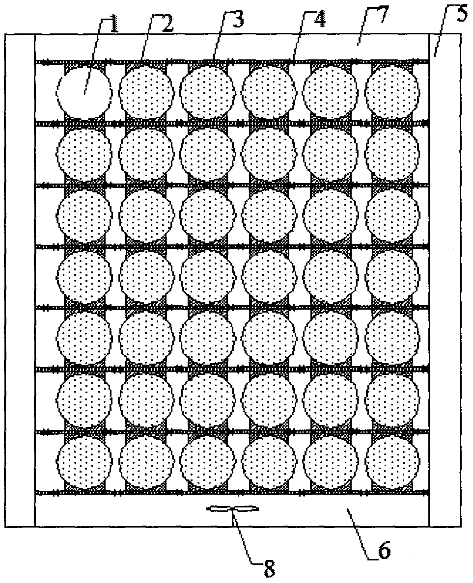 Mixed-flow temperature-uniform cylindrical battery pack