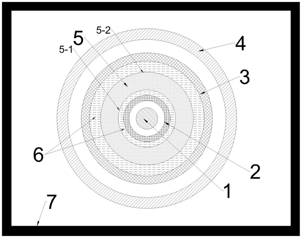 Preparation method of explosion composite pipe rod in vacuum environment