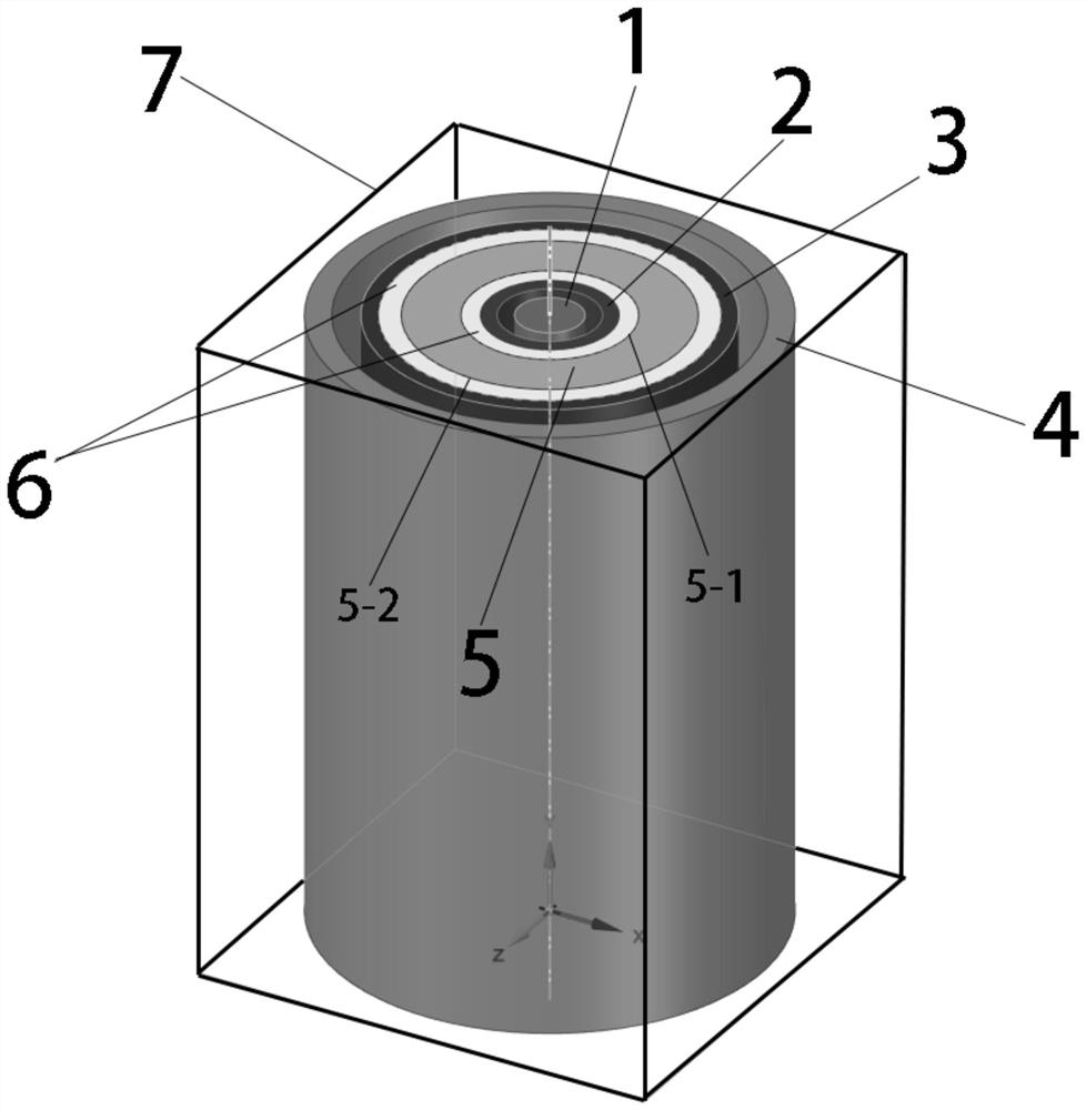 Preparation method of explosion composite pipe rod in vacuum environment