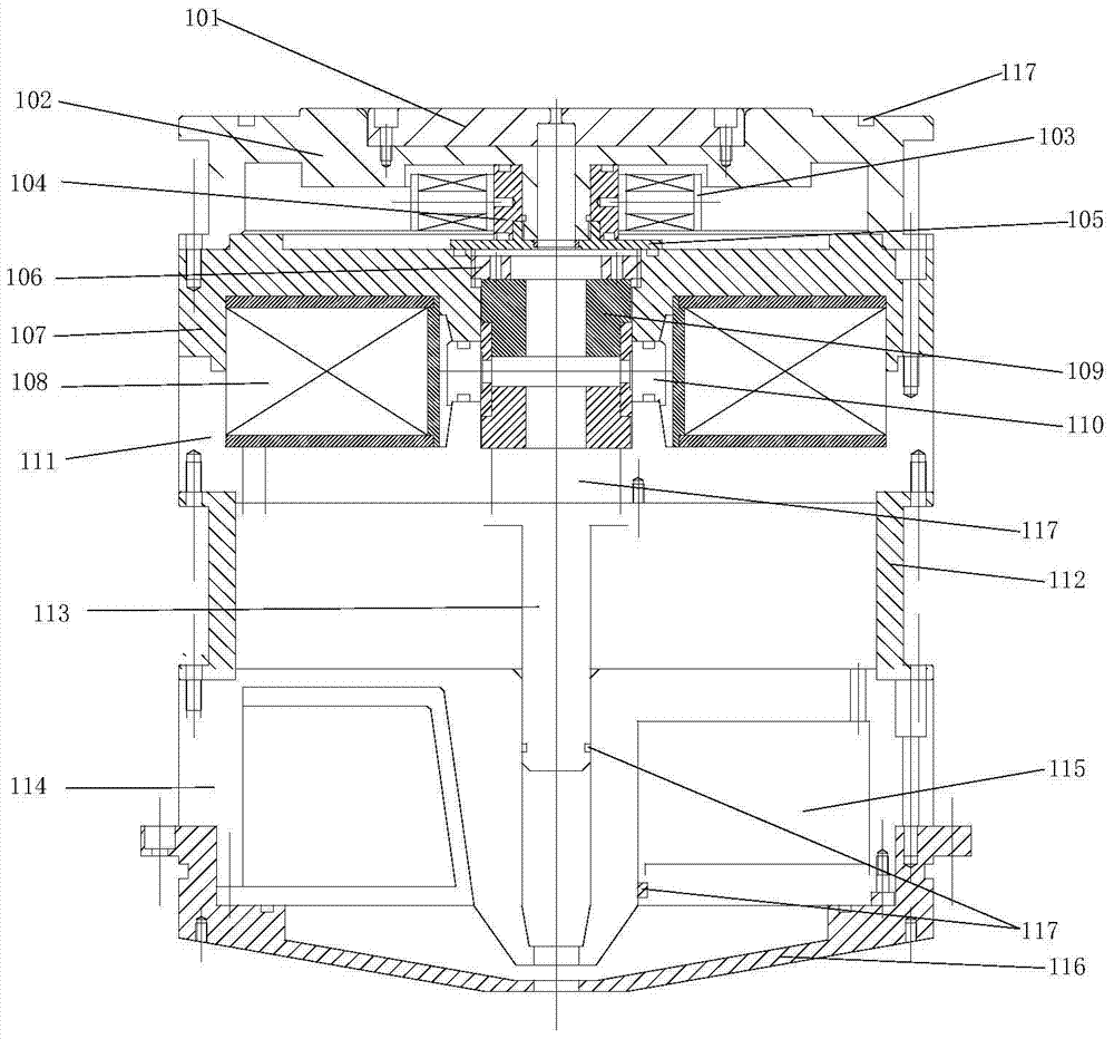 Focusing device and method of using large-beam electron beam targeting micro-beam spot x-ray source