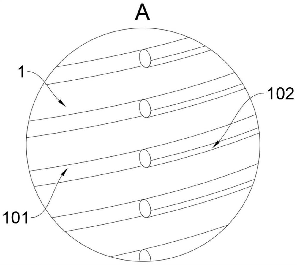 An integrated extrusion and liquid removal device for traditional Chinese medicine processing