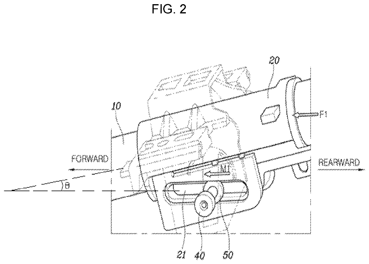 Steering column for vehicle