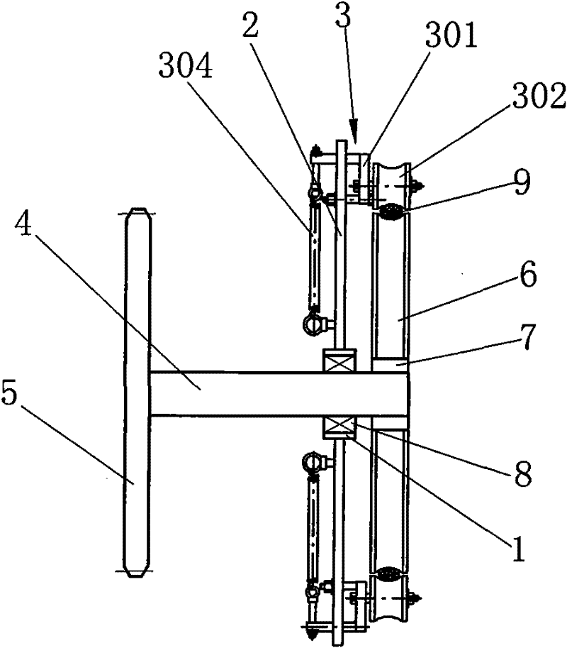 Submersible neutral cable synchronous retractable device