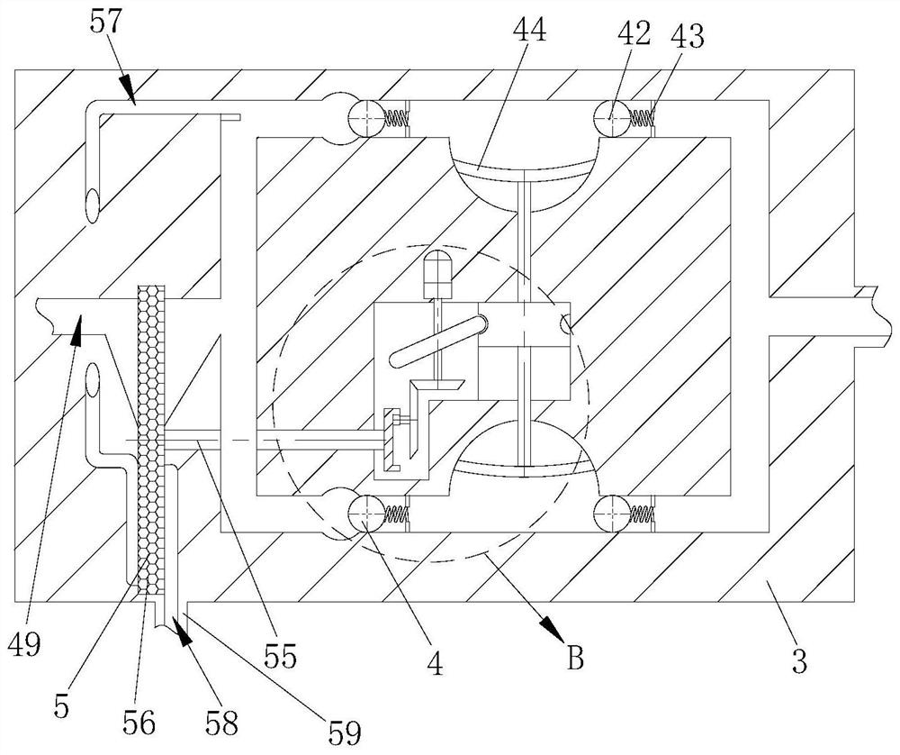 Temporary raw material storage apparatus for eye shadow compact production and processing