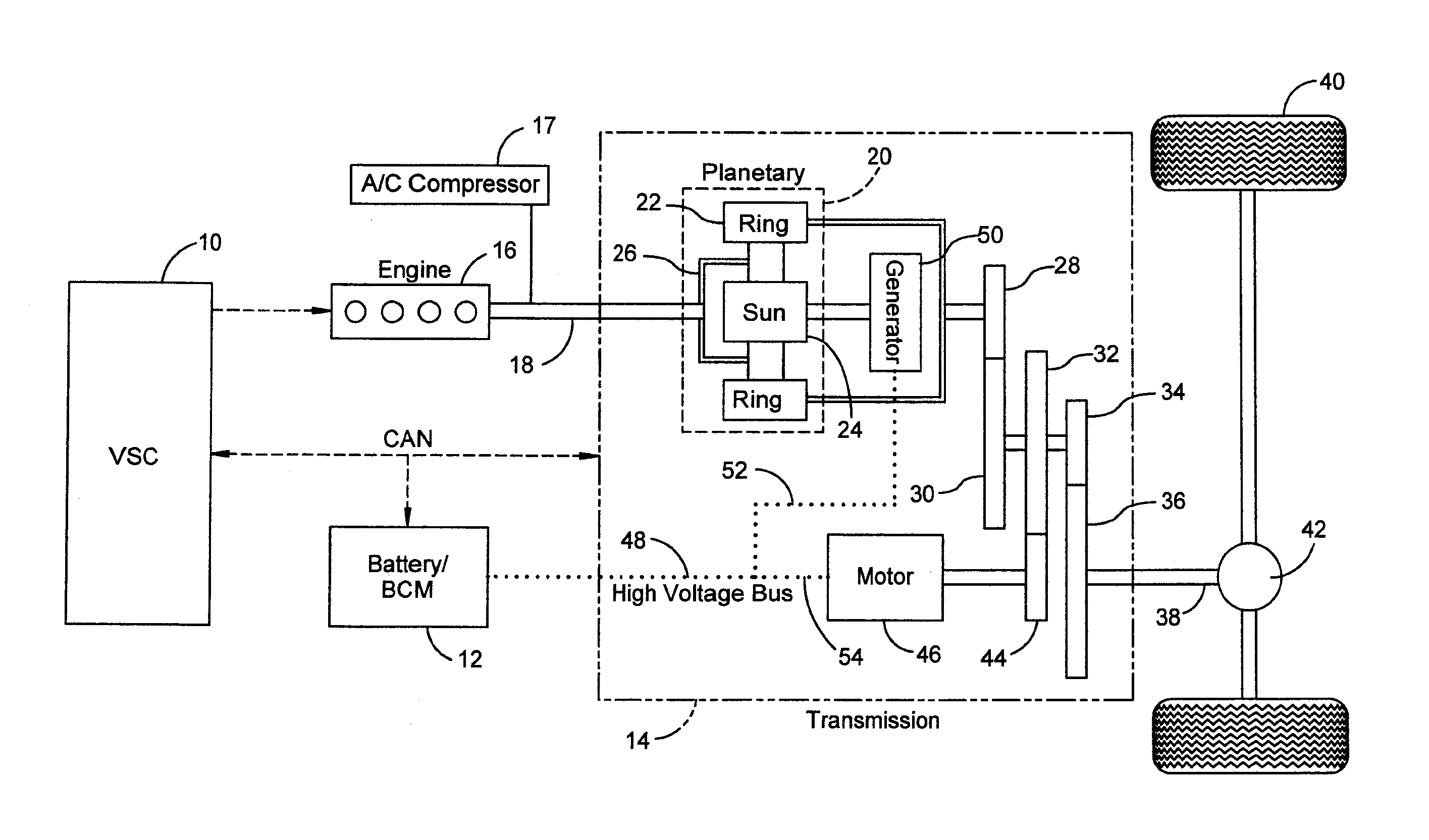 Method for compensating for accessory loading