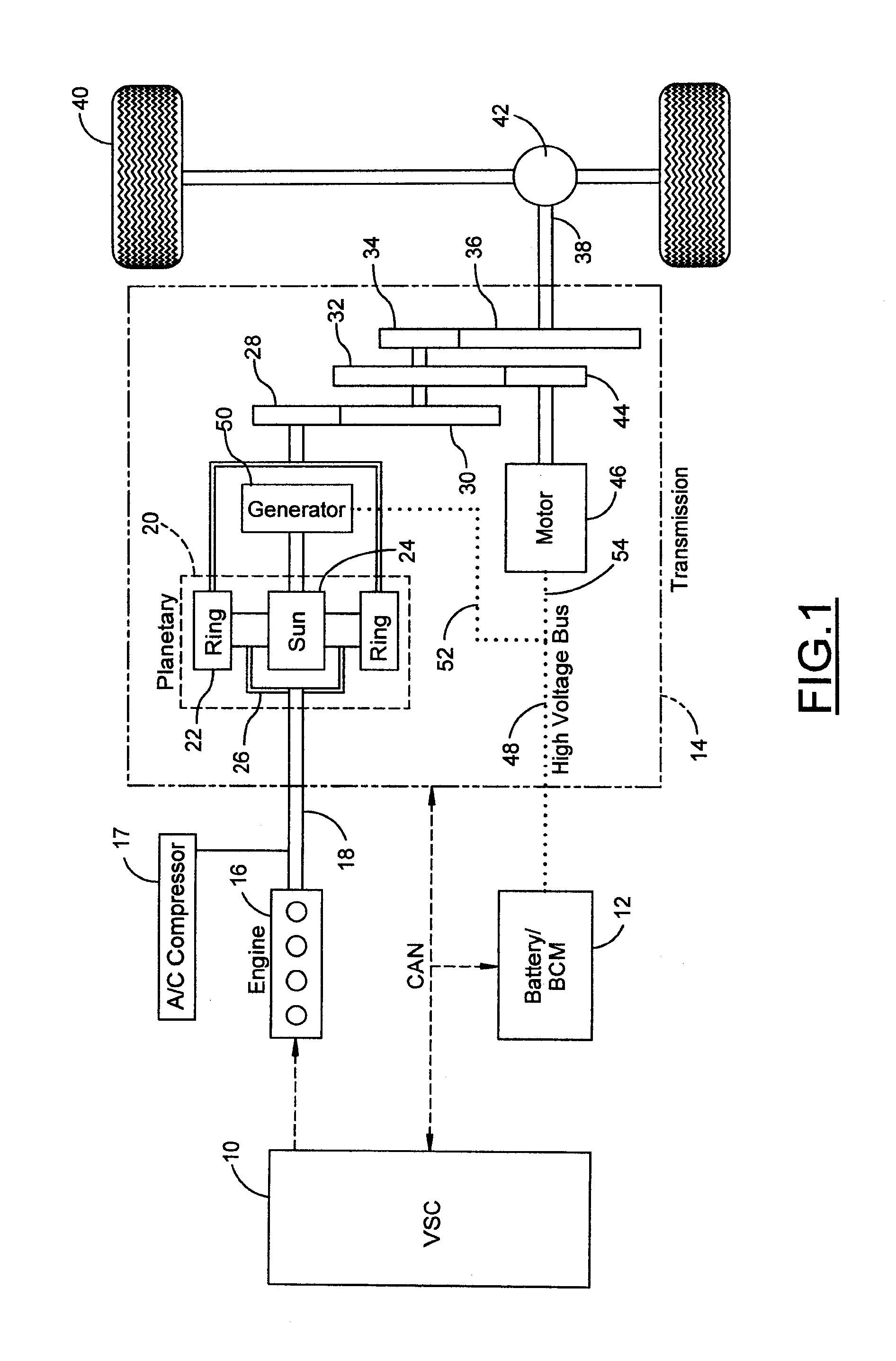 Method for compensating for accessory loading