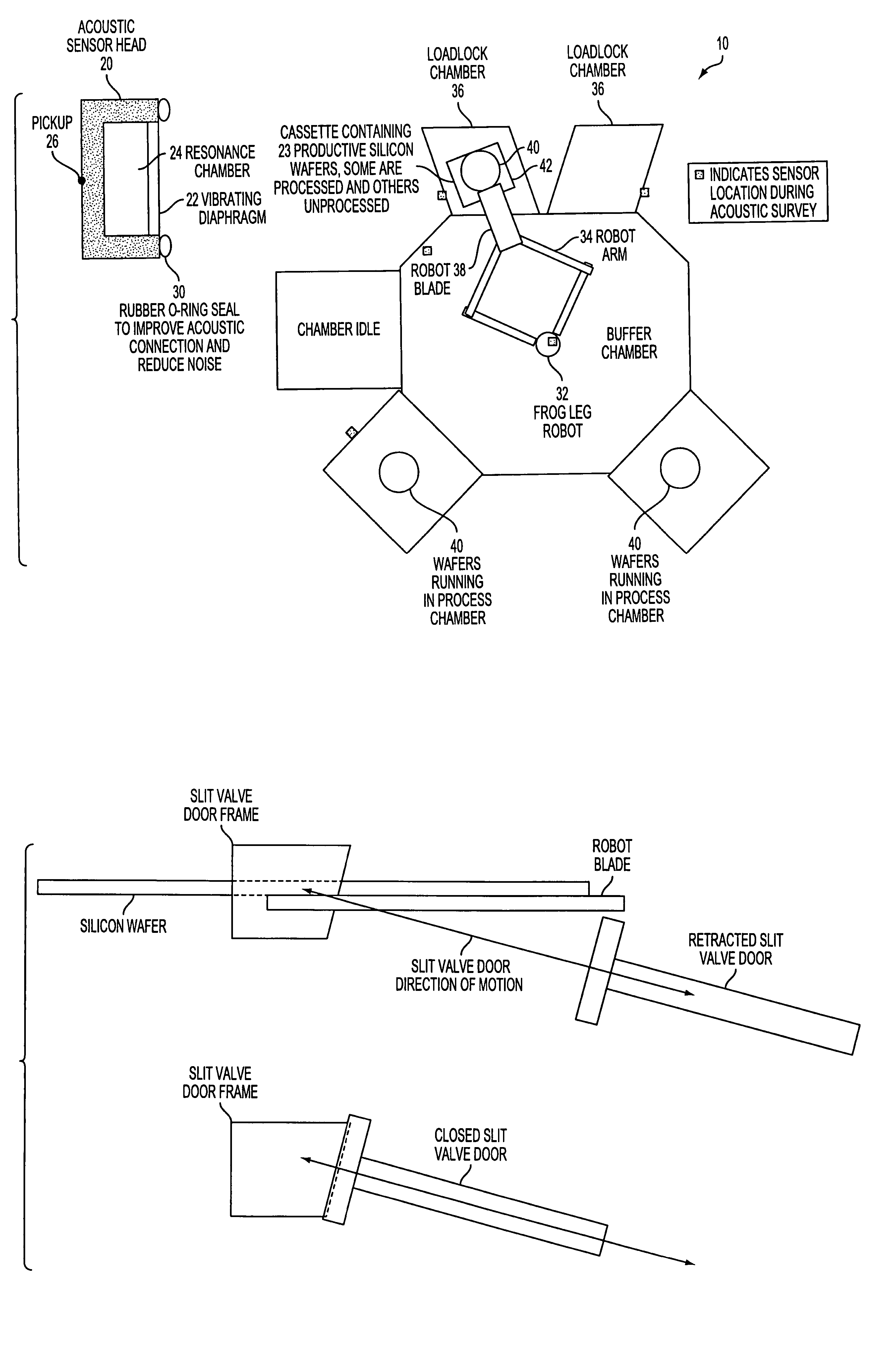 Acoustic detection of mechanically induced circuit damage