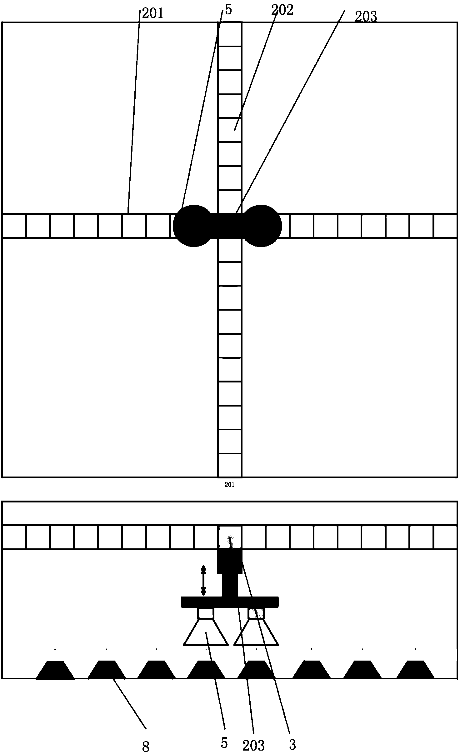 Centralized initiative balancing device for electric vehicle battery management system