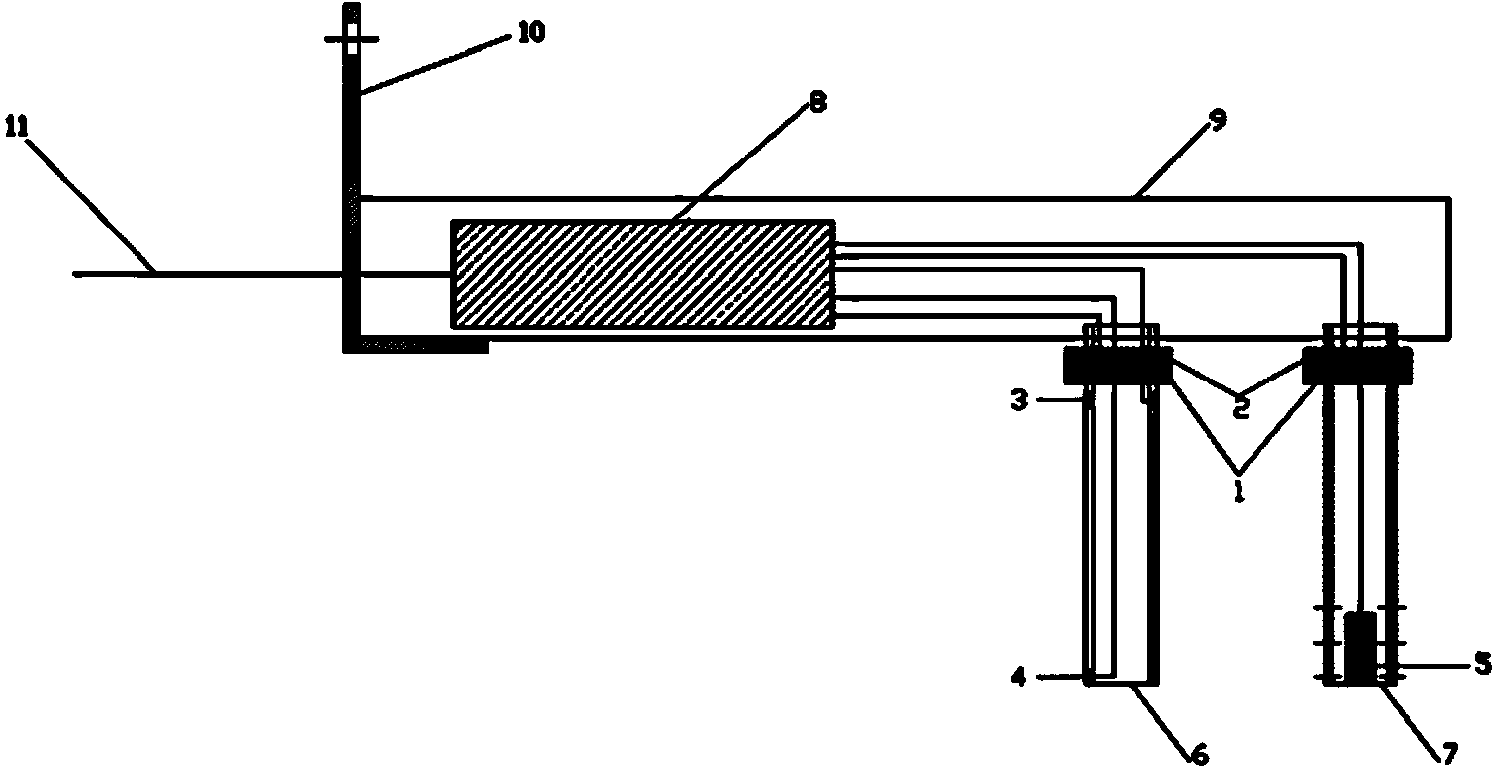 Multifunctional TDS (Total Dissolved Solids) water quality sensor and corresponding water tank of water-cooling fan