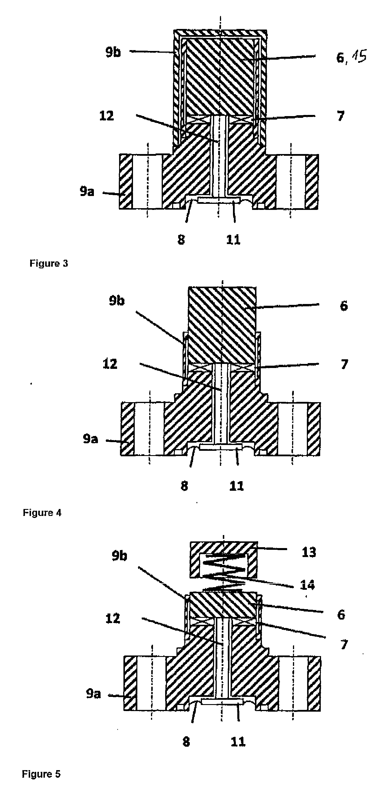 Sensor having an internal calibration structure