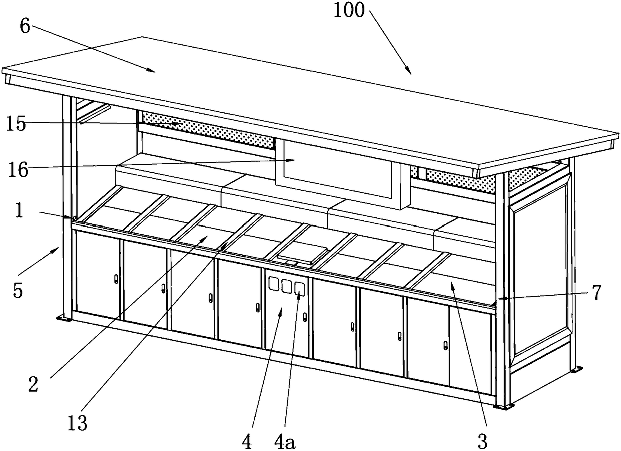 Garbage recovery device with electronic balances