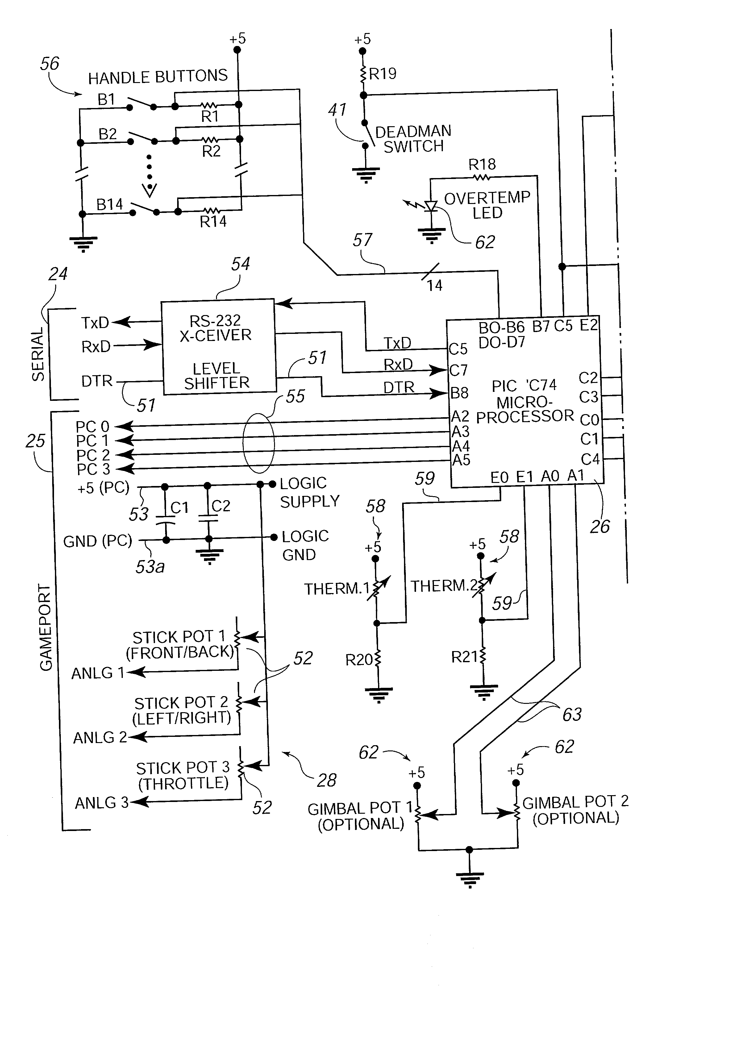 Power management for interface devices applying forces