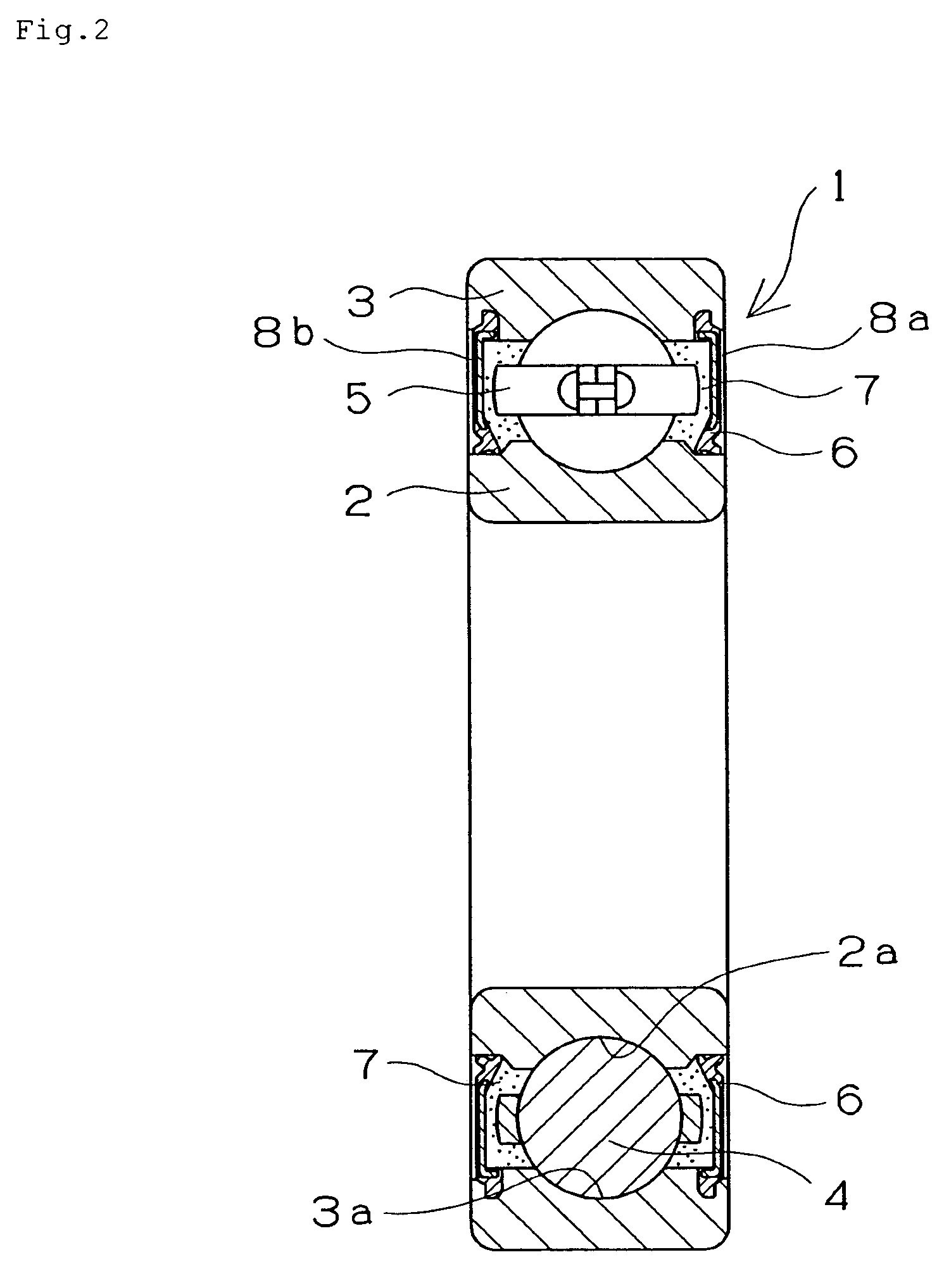 Lubricant composition and bearing using same