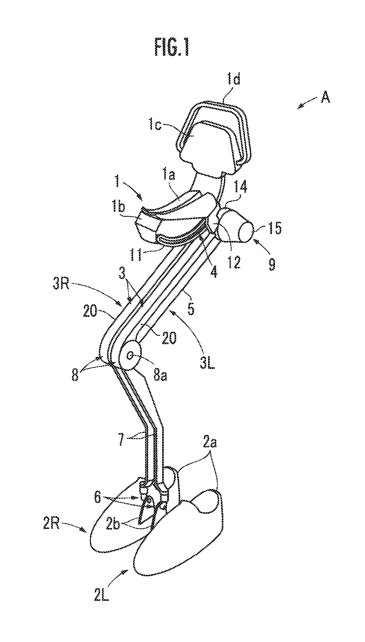 Motion assist device and walking assist device