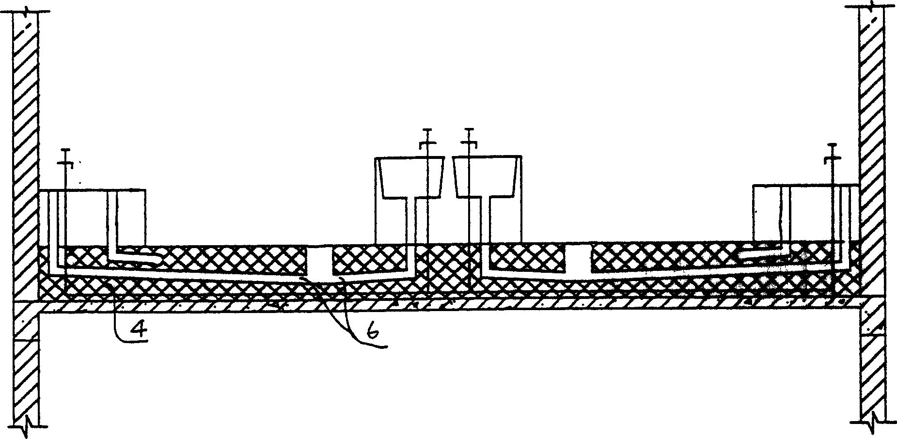 Water-repelling foamed concrete preparing method and use thereof