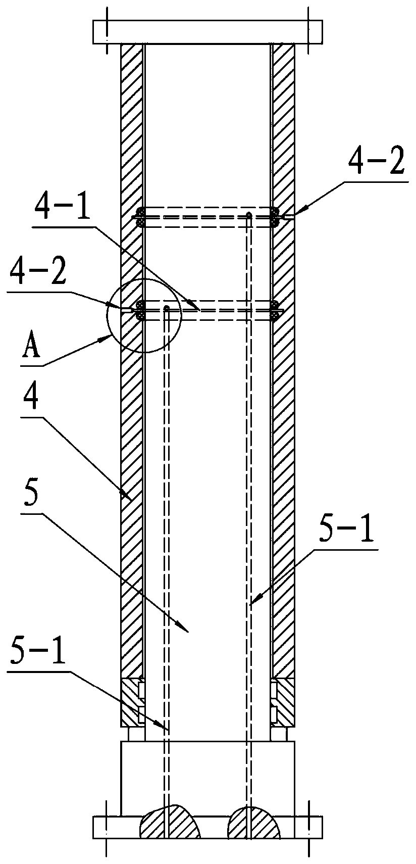 Argon blowing method on ladle turret and ladle argon blowing turret in continuous casting mode