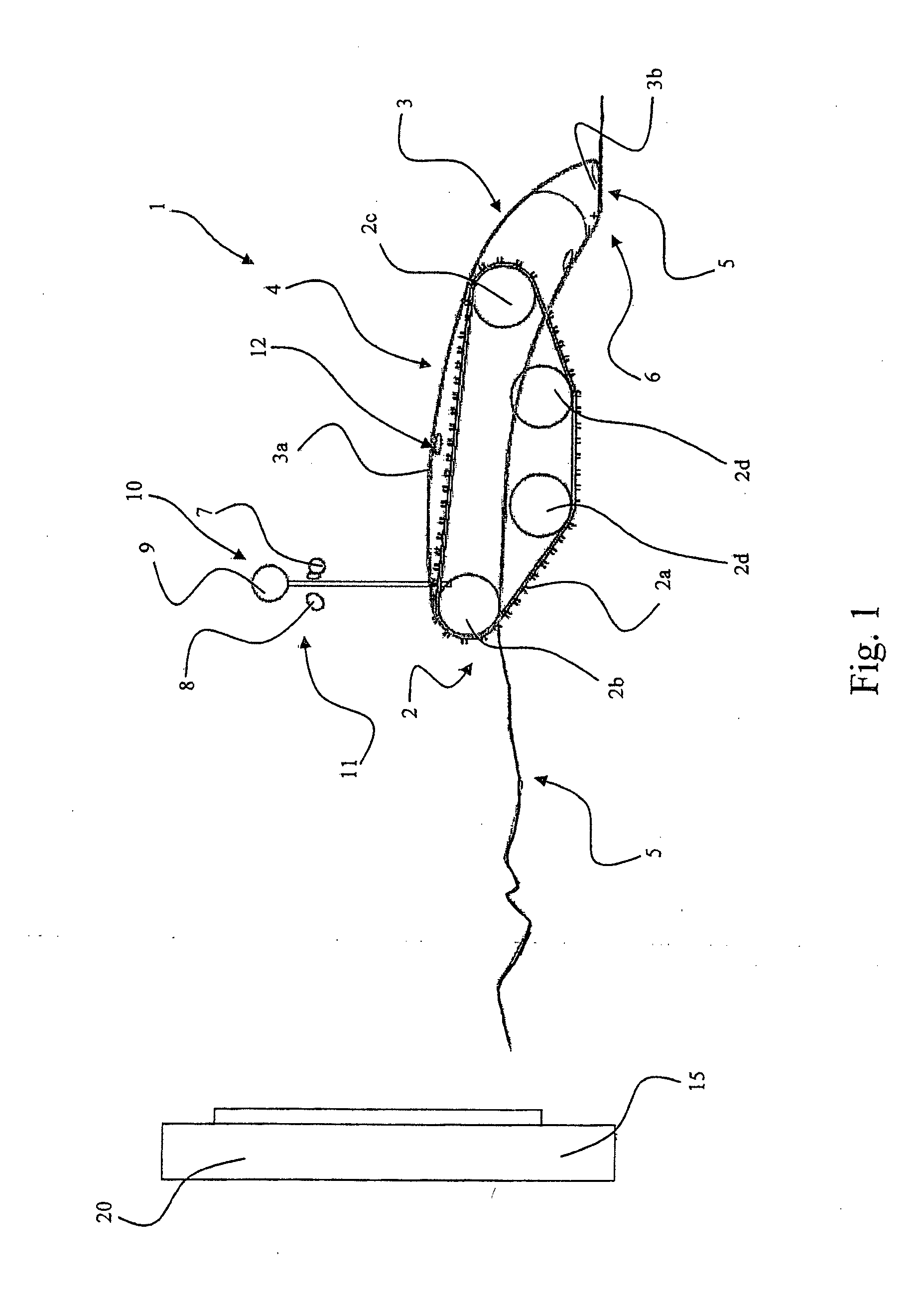 Unmanned mobile device and relative method for treating a snow covered surface, and in particular of glaciers