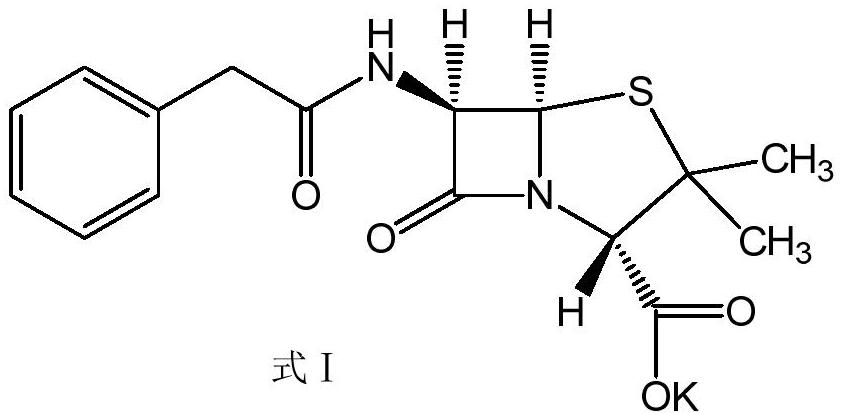 A kind of preparation method of penicillin potassium reference substance