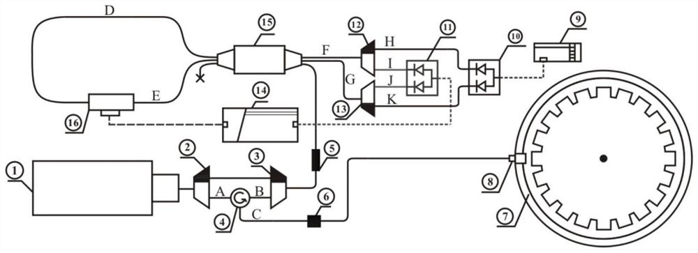 High-precision rapid measurement device and method for engine blade tip gap