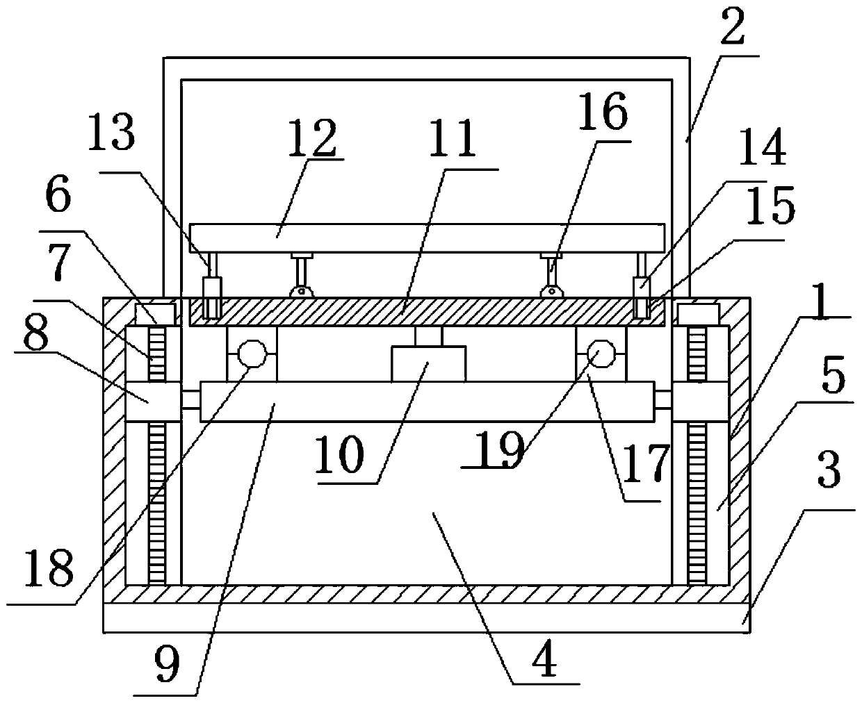 Model placing rack for product design