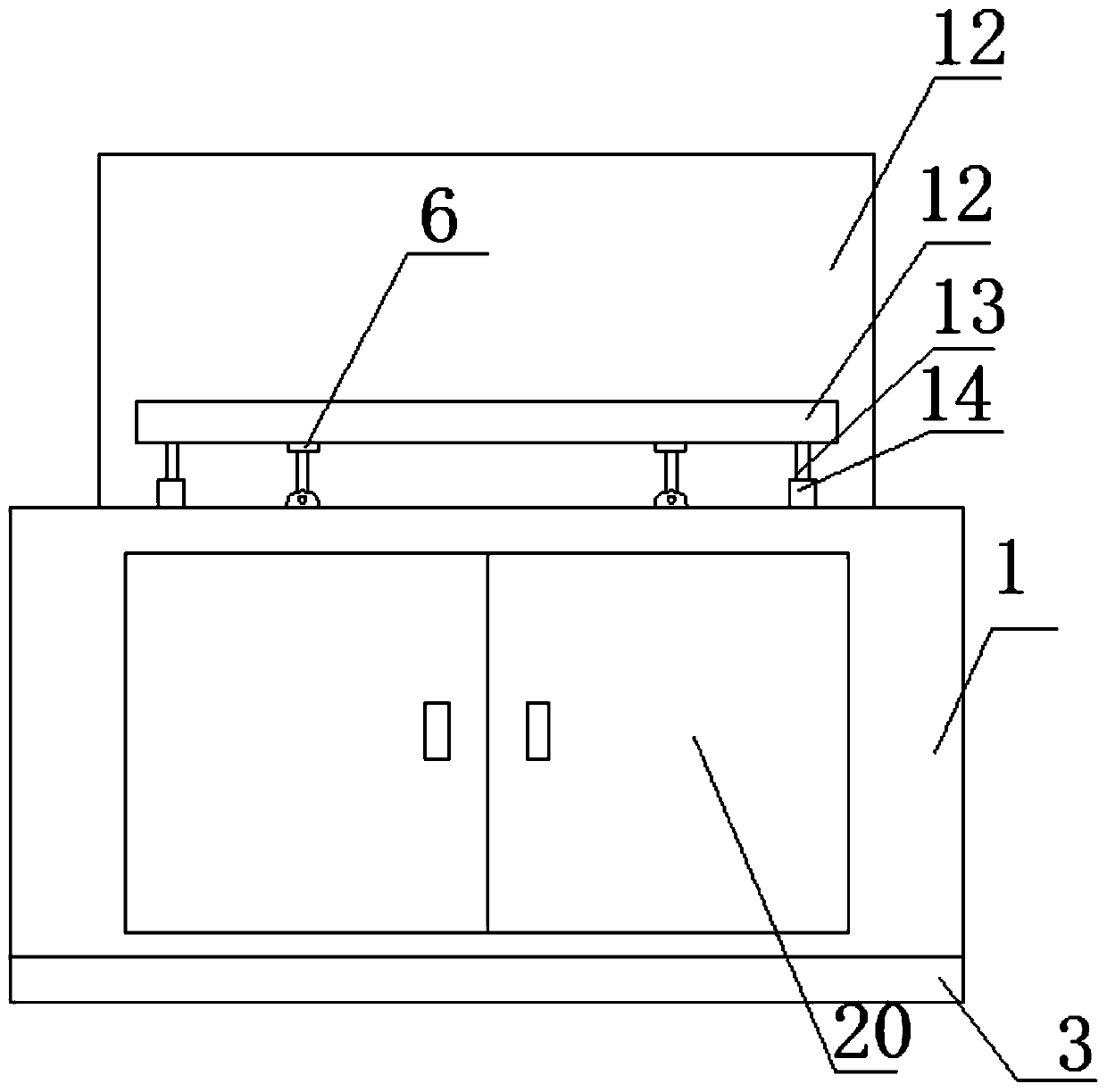 Model placing rack for product design