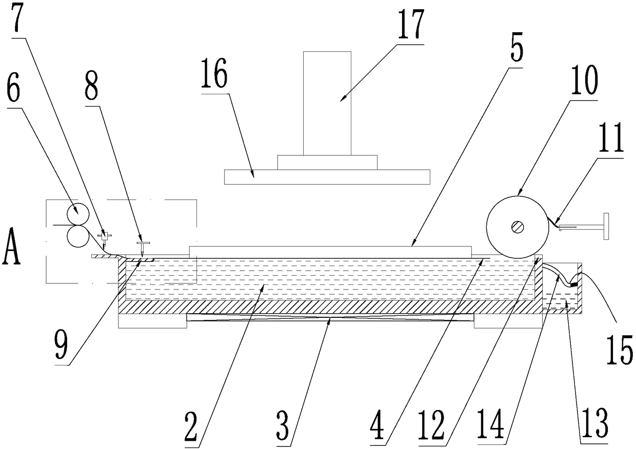 Clamping carrying table for processing of thin wafers and machine tool