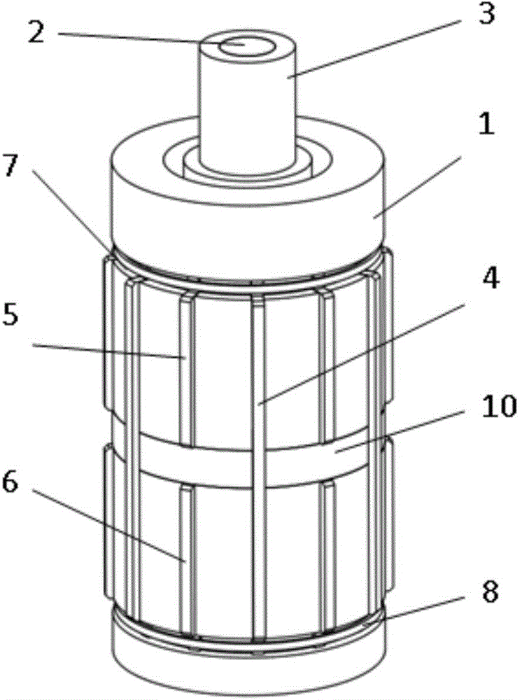 Sectional feeding honing head device with shape deviation compensation function