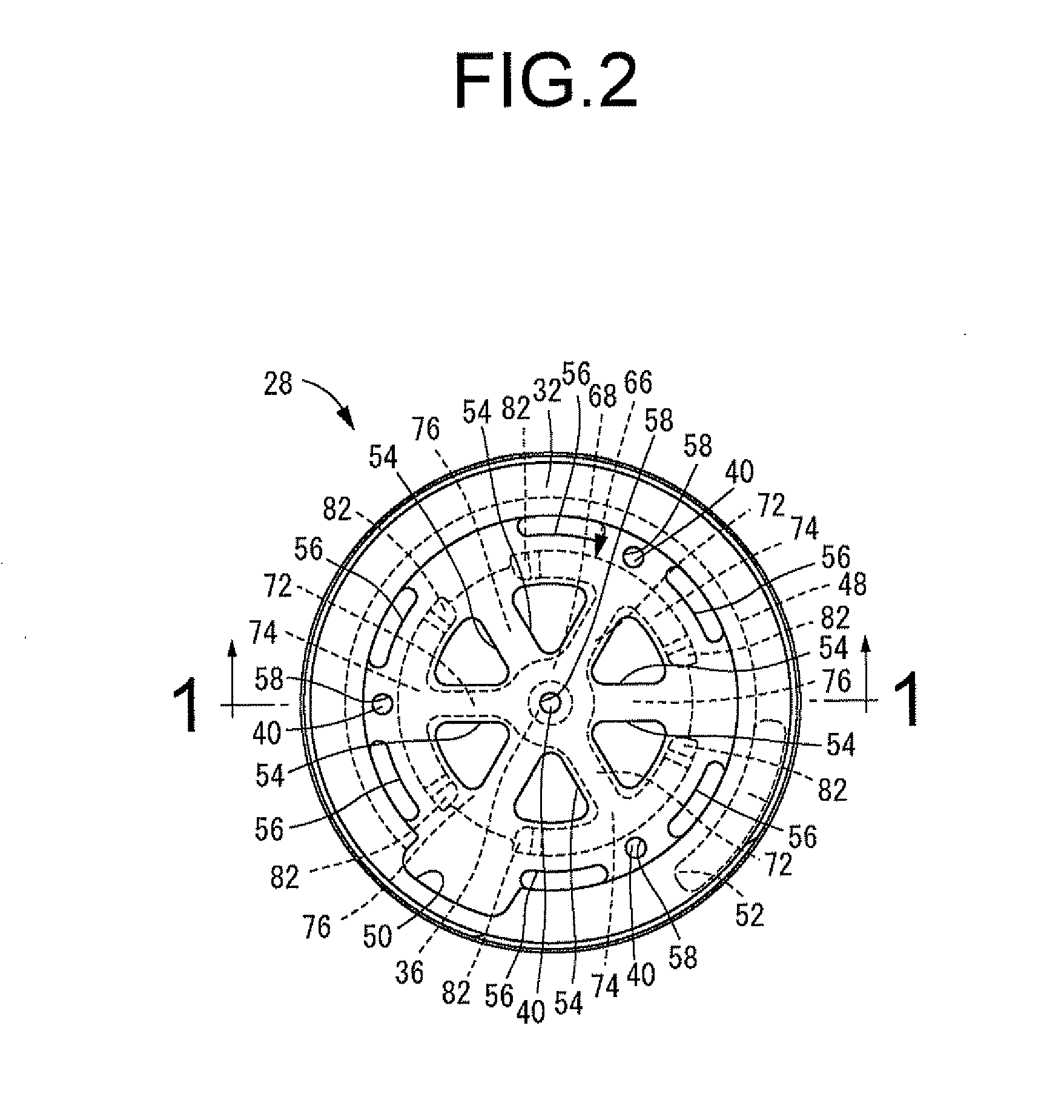 Fluid filled type vibration damping device