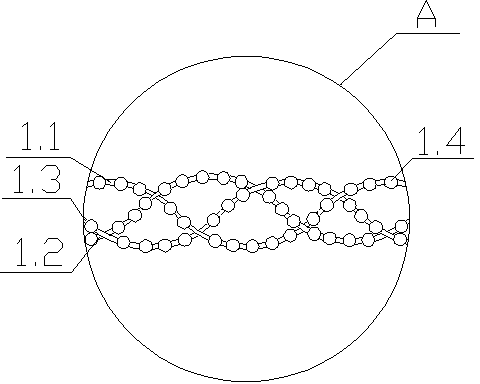 Bag having good hand feeling, high bag belt strength and allowing good air permeability of fabric