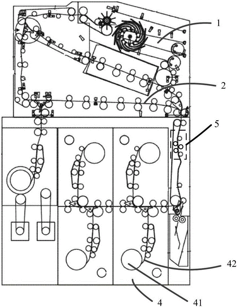 Flattening apparatus and financial self-service equipment