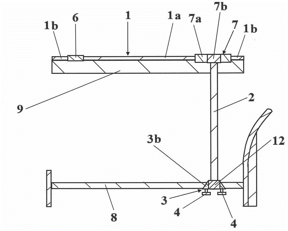 Sliding rail type mosquito net frame and mosquito net