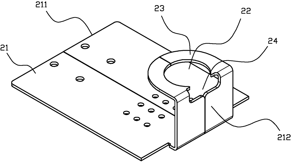 Wire passing guide module