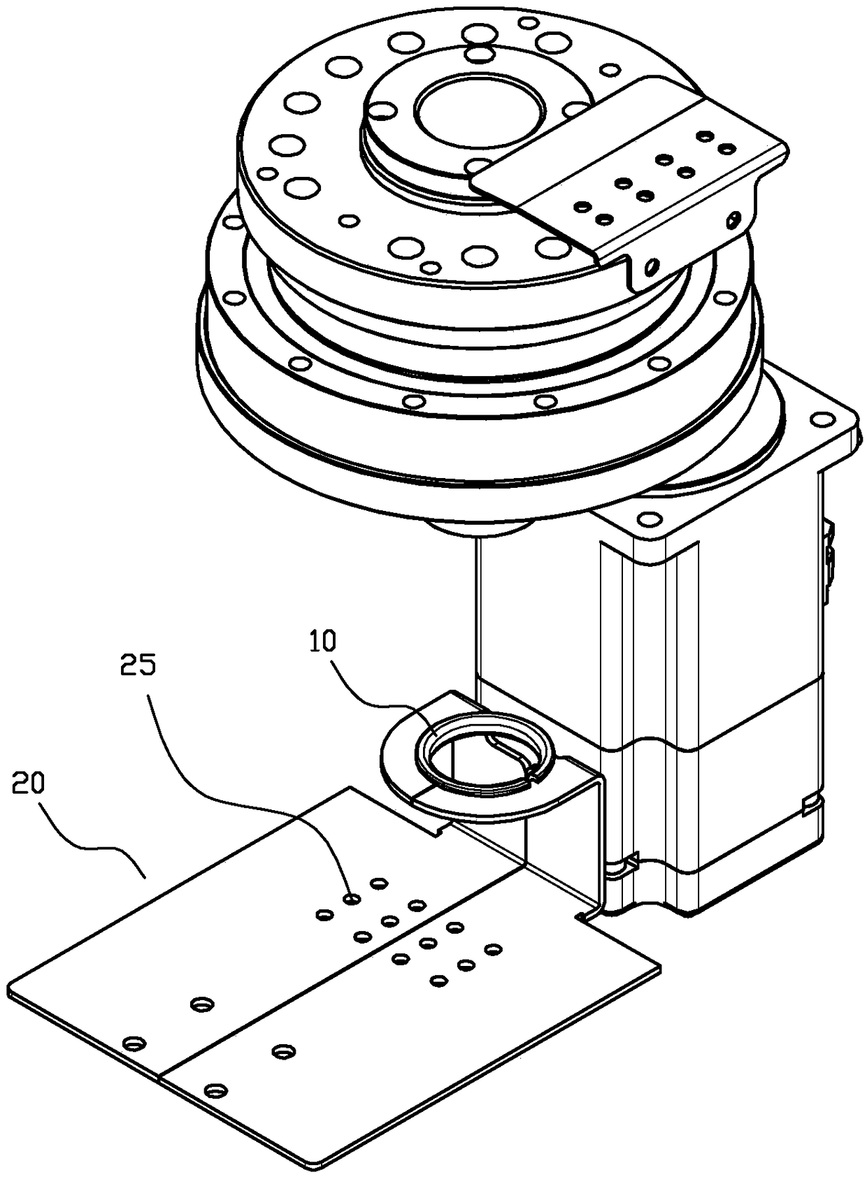 Wire passing guide module