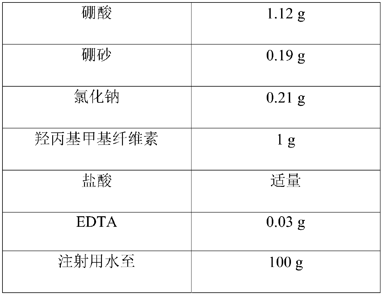 Eye drop for treating myopia and preparation method thereof