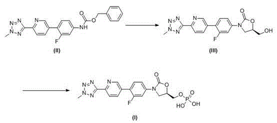 Method for preparing tedizolid phosphate