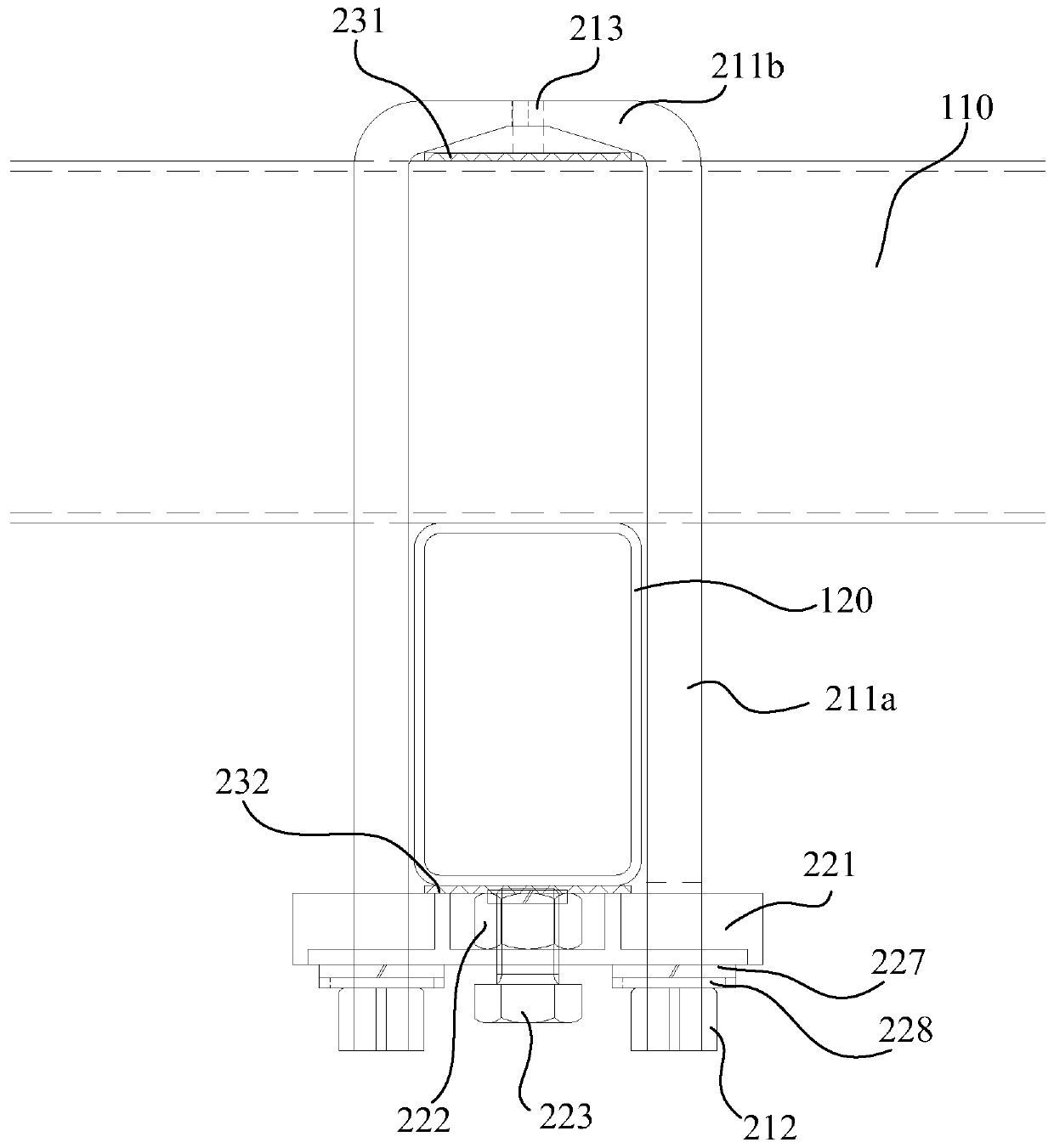 Connecting structure of cross rod pieces