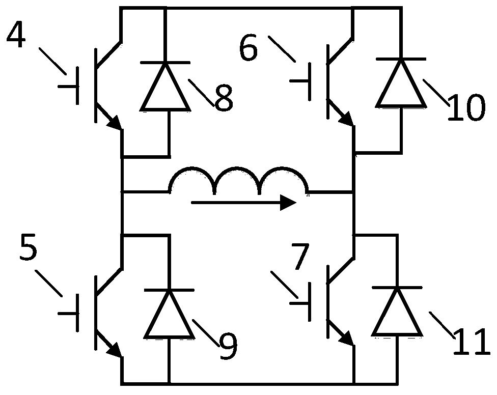 A converter system and a stator DC excitation motor with the system