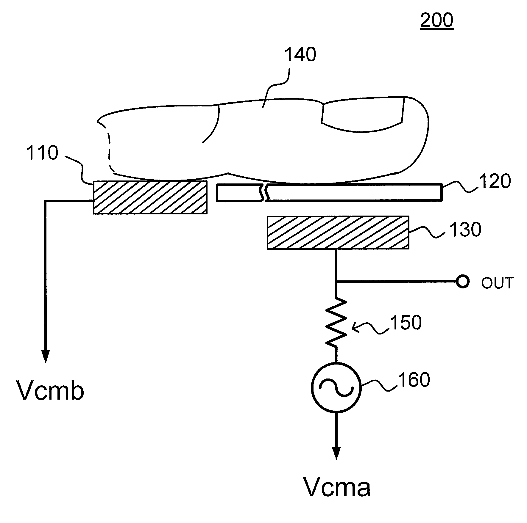 Fingerprint sensing circuit