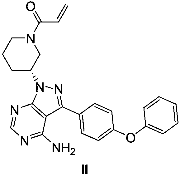 Preparation method of precursor of ibrutinib