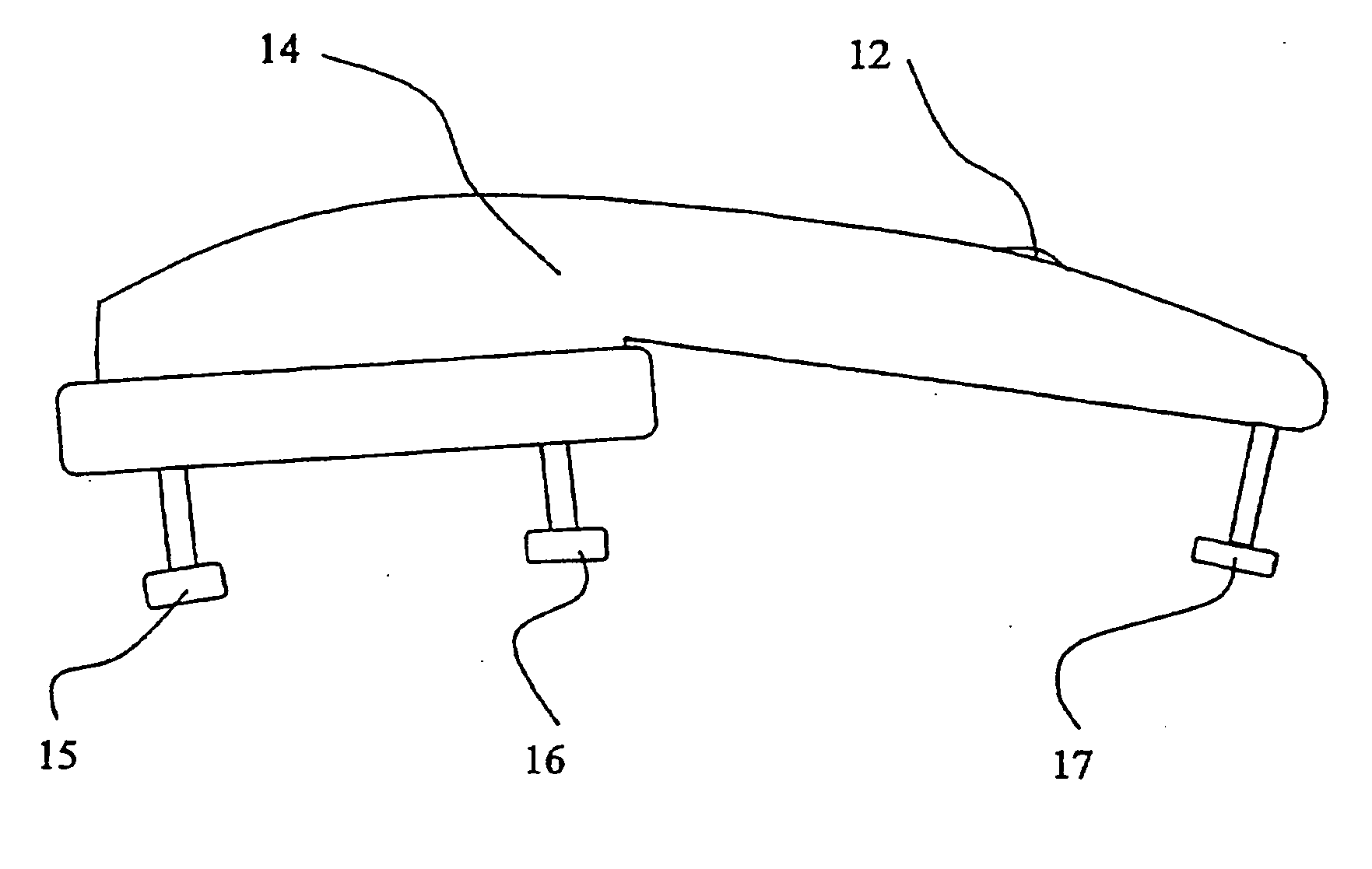 Device for determining acoustically evoked brain potentials