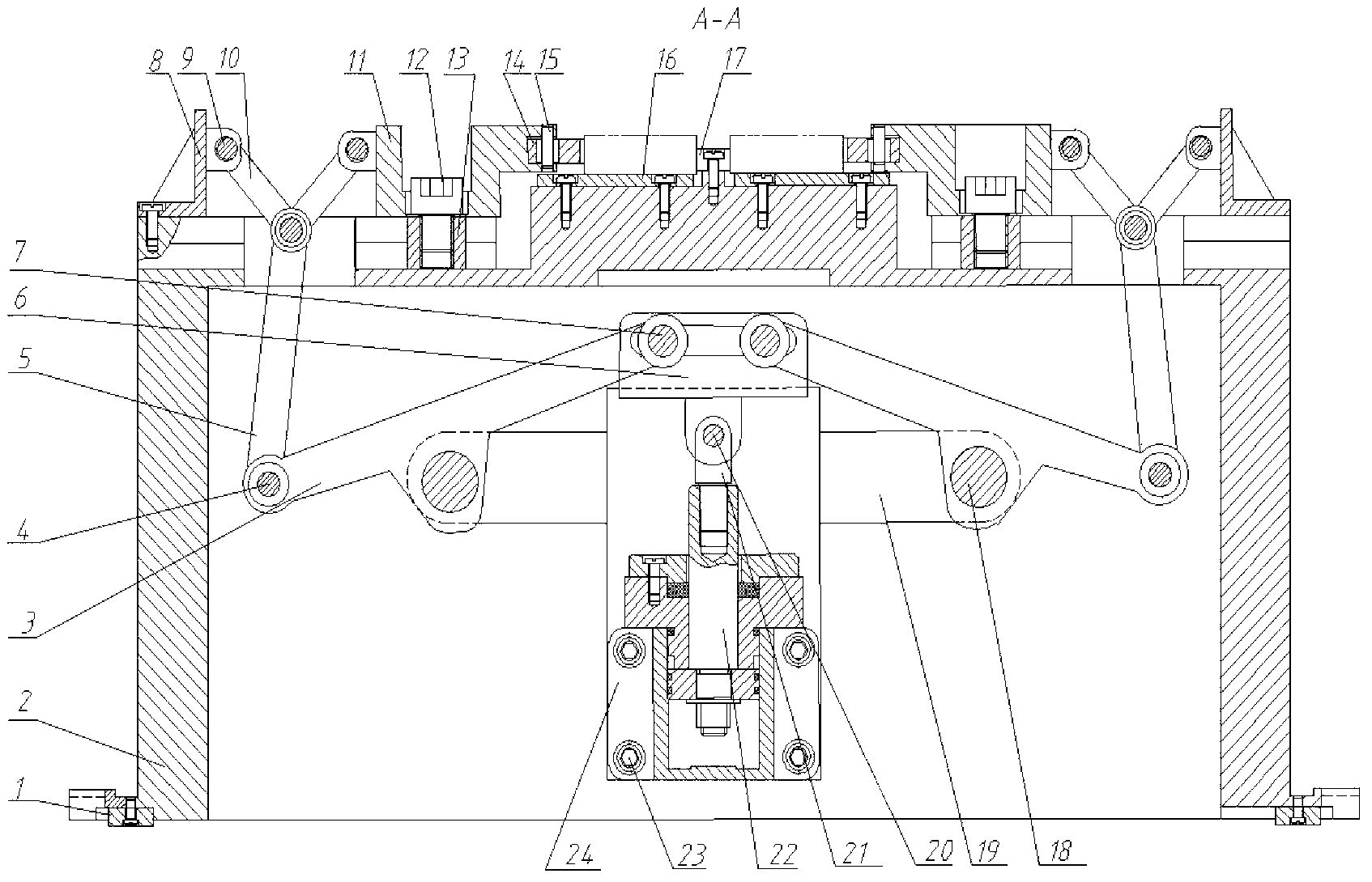 Semi-automatic clamp for lathe