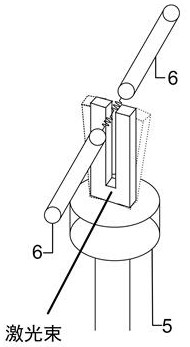 Photo-thermal spectrum trace gas detection device and method based on cavity enhancement