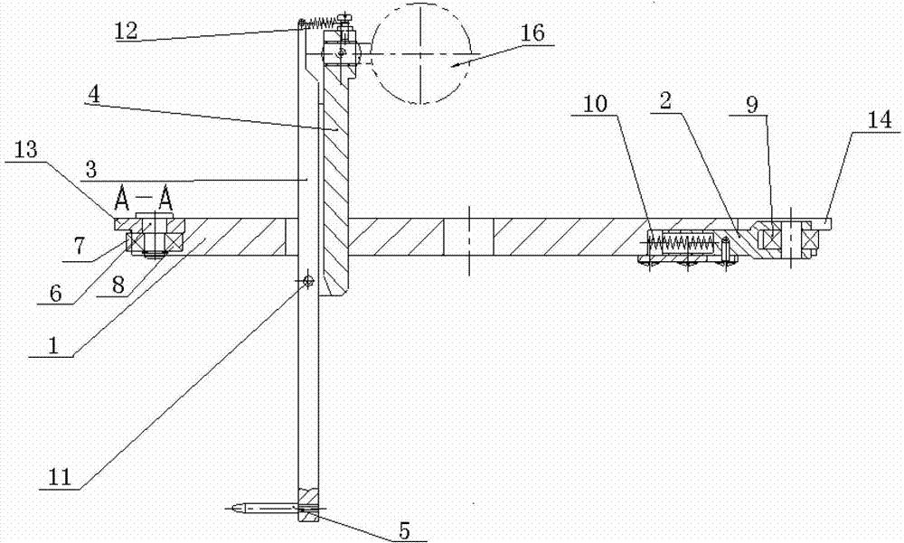 Measuring tool for multiple round mouth pulsation measurement based on parts