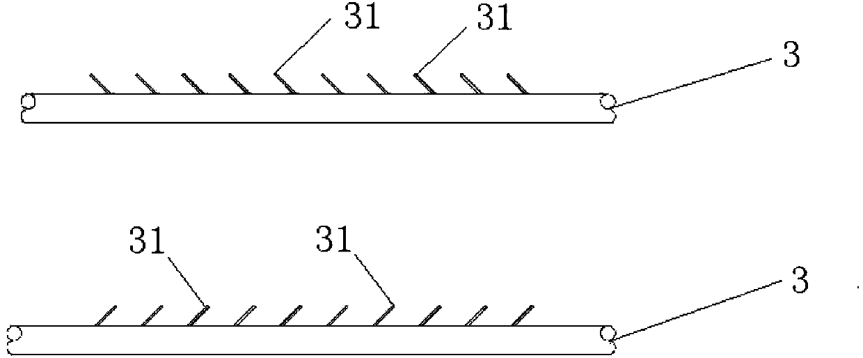 Self-cleaning MBR flat sheet membrane module and cleaning method thereof