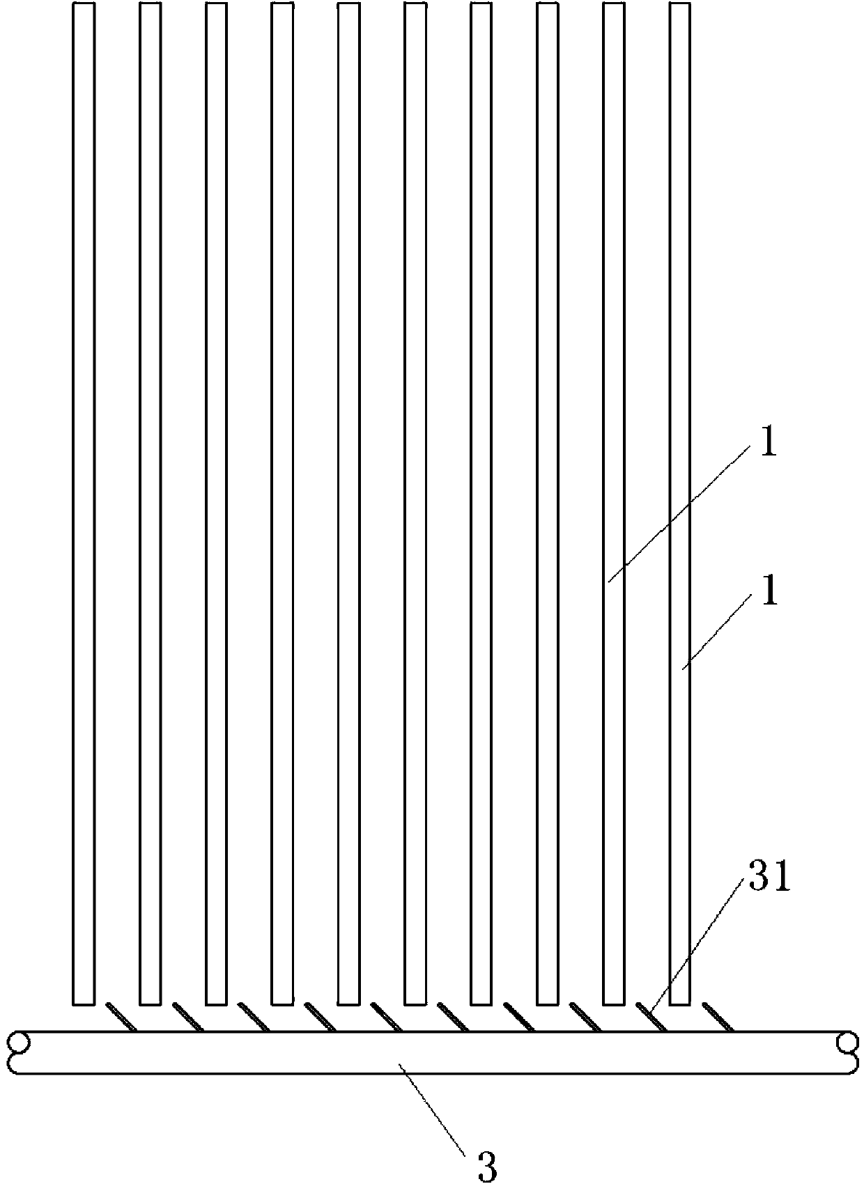 Self-cleaning MBR flat sheet membrane module and cleaning method thereof