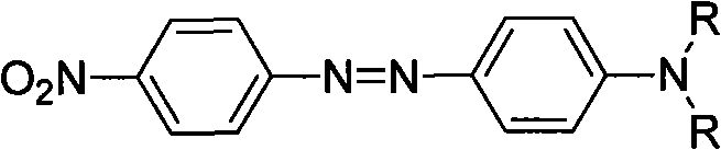 Azo allergenic disperse dye, and purifying method and application thereof