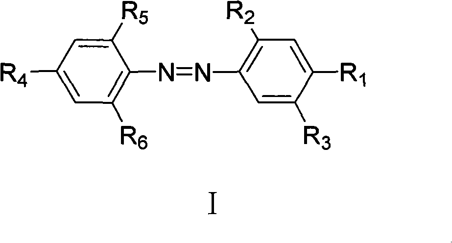 Azo allergenic disperse dye, and purifying method and application thereof