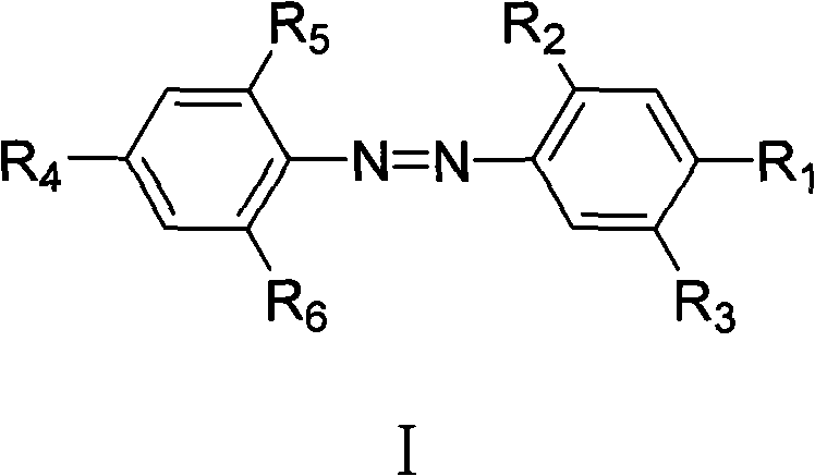 Azo allergenic disperse dye, and purifying method and application thereof